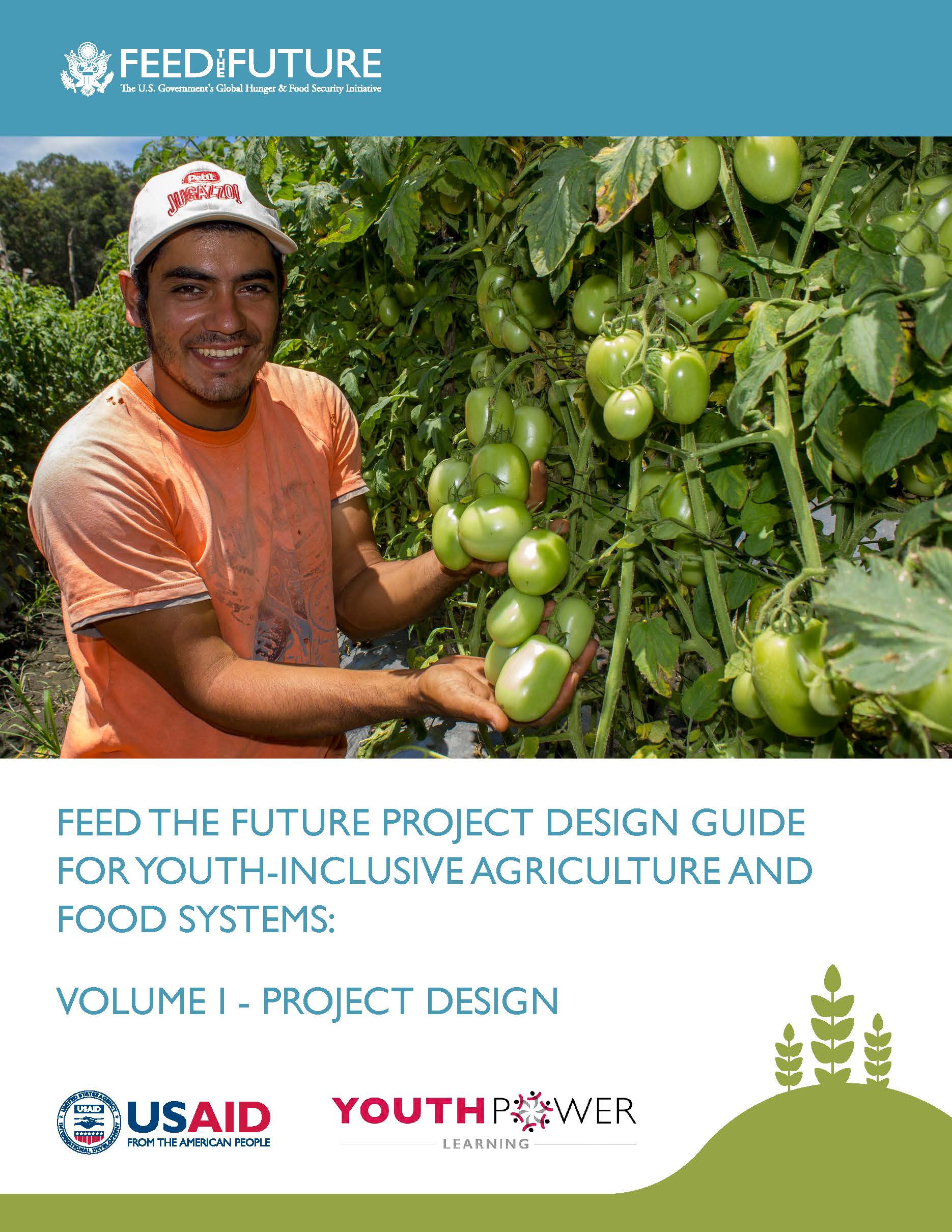 Cover Volume I - young man showing tomatoes on vine (Photo: Making Cents)