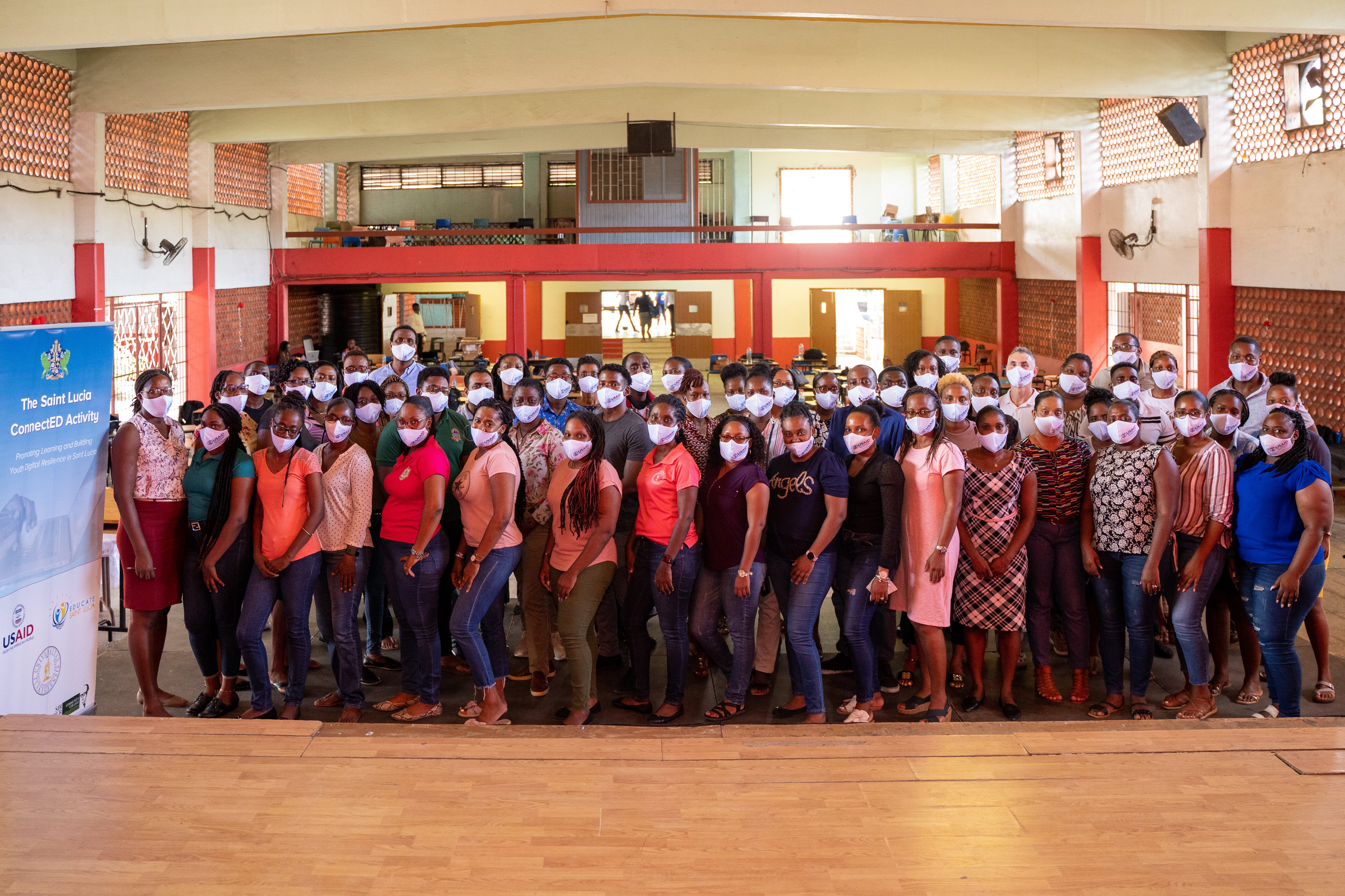 teachers wearing masks