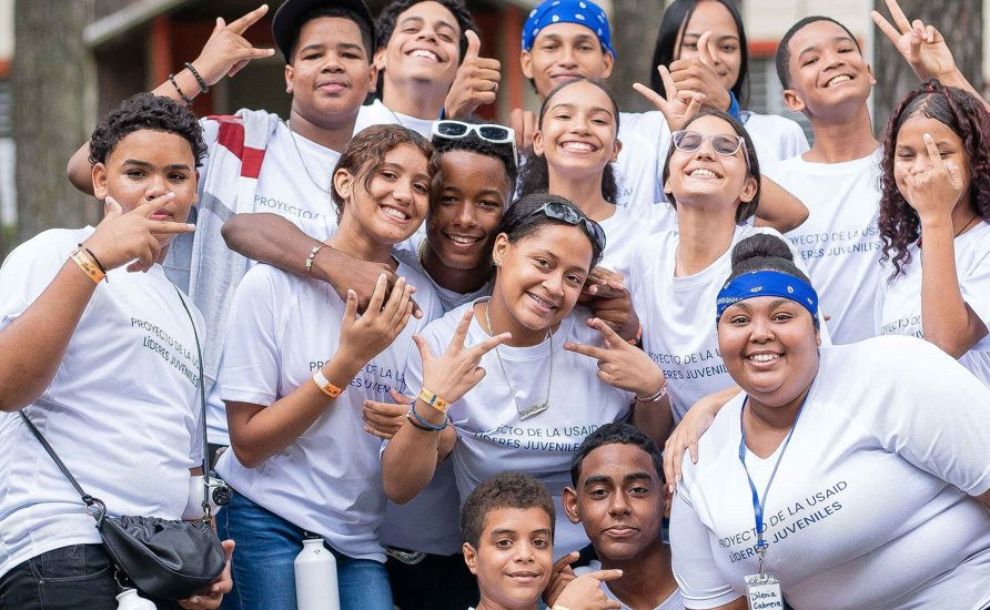 Group photo of youth