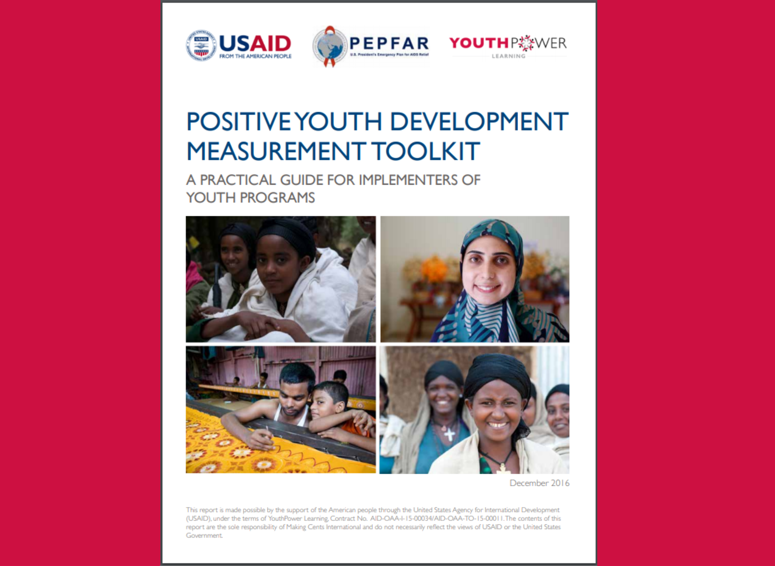 Positive Youth Development Measurement Toolkit