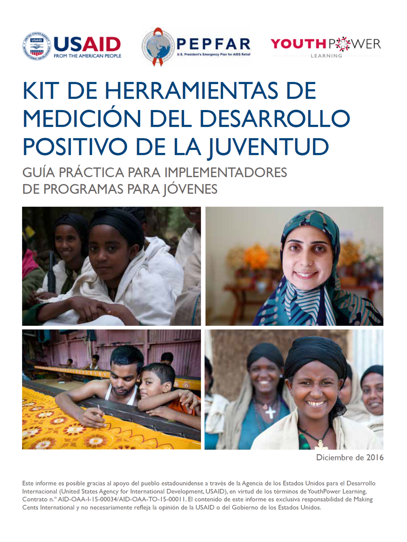 Kit De Herramietntas De Medicón Edición Del Desarrollo Positivo De La Juventud