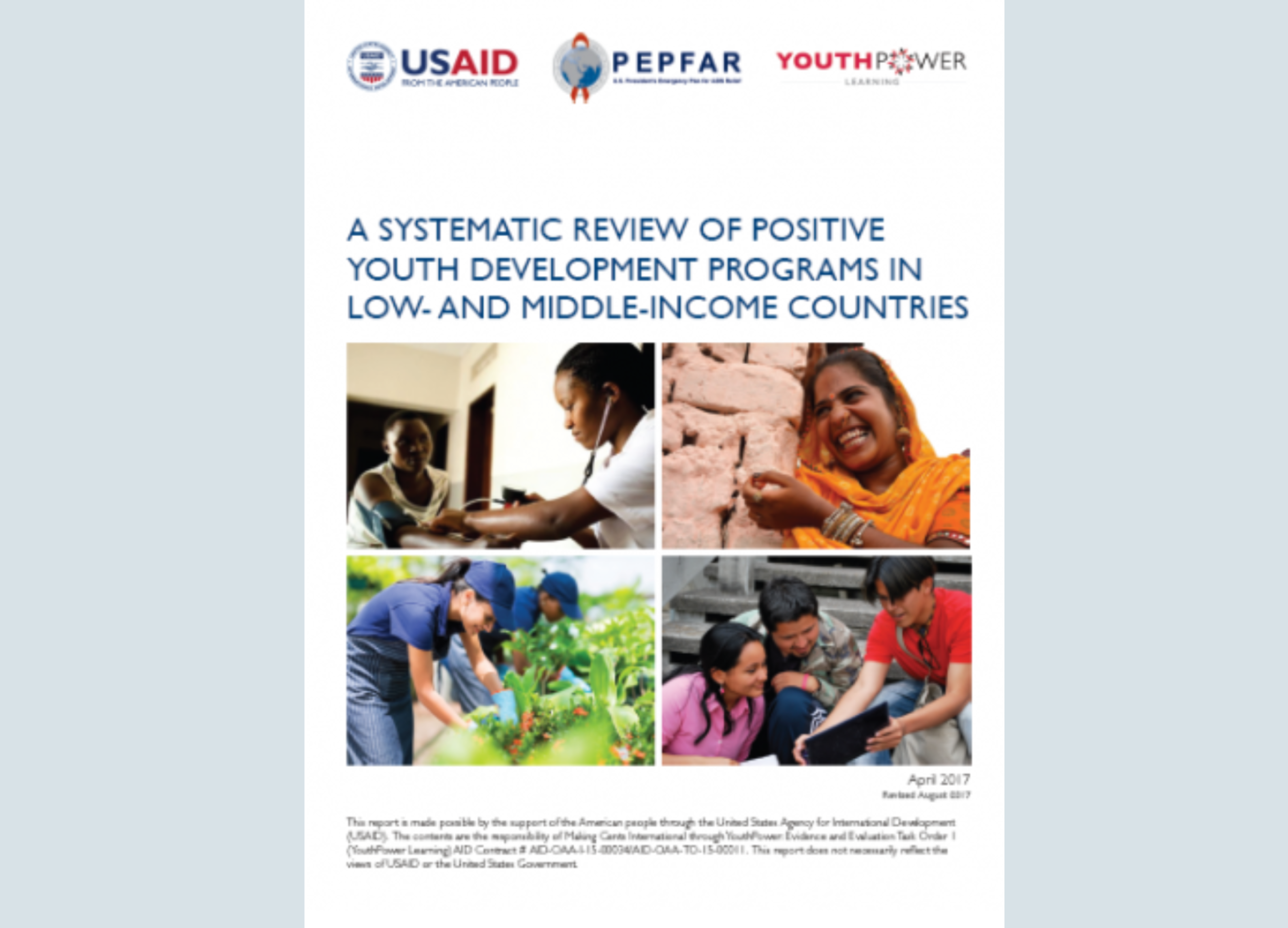 Systematic Review of Positive Youth Development in Low- and Middle-Income Countries